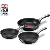 Tefal Titanyum 6X UnlimitedOne İnd&uuml;ksiyon Tabanlı 20/24/28 Cm 3'l&uuml; Tava Seti - 2100116646