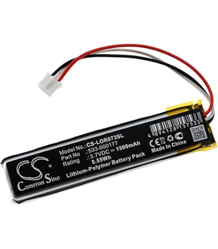 TECHTEK batterier compatibel met [Logitech] MX KEYS, YR0073 vervangt 533-000177