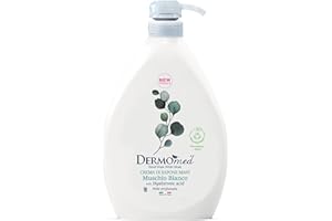 Dermomed, Crema di Sapone Mani Muschio Bianco, Rispetta la Pelle Rendendola Profumata e Morbida, con Acido Ialuronico, pH Neutro, Made in Italy, Dermatologicamente Testato, Dispenser 1L