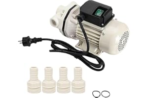 MOCOLI Bomba De Urea, 40L/Min Kit Bomba Ad-Blue Urea Piezas De Conexión Autocebantes Diafragma 220V - 0,4KW (50hz) Con 4 Boquillas Y 2 Abrazaderas 2950 Rpm Longitud Del Cable 1,8m