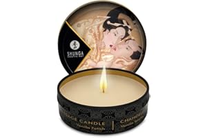 Shunga Vela de Masaje Desire, Aroma de Vainilla, Color Blanco - 30 ml