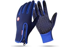 BXT Touchsceen Fleece Insulated Gloves, Thermal Windproof Snowproof Warm Gloves Winter Sports Ski Snowboard Riding Motocycling Bike Mittens Hiking Camping Driving Gloves