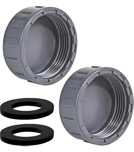 YOKIVE 2 Pcs M12 x 1.5 Bouchon Tuyau En Acier Inoxydable, Raccord Tuyau À Tête Hexagonale Interne | Accessoires Tuyauterie, Idéal Pour Fermer Les Extrémités Tuyau (Argent