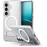 Spigen Galaxy S26 Plus ile Uyumlu Magnet Kılıf Ultra Hybrid S Mag Fit Clear White - ACS11050