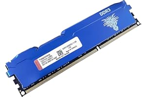 YONGXINSHENG DDR3 8GB 1600MHz Memoria Ram Escritorio Udimm PC3-12800 Sin ECC Sin Búfer 1.5V CL11 2Rx8 Dual Rank 240 Pin Módulo de Actualización de Memory para PC de Sobremesa (Azul)