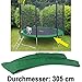 Produktbild Carparts-Online 28325 Sicherheits Schutz Rand Abdeckung für Trampolin Sprungfedern 305 CM grün