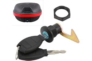 BUACHOIS Motorcycle Trunk Lock Aluminum Scooter Fitting Tail Lock Cabinet Locking Tool for Electric Motorcycles Storage Trunk(#3)