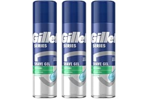 MARS, INCORPORATED 3 x 200ml Sensitive Shave Gel with Aloe