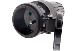 Zenitech - Fiche caoutchouc femelle 16A 2P+T