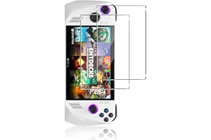 Lutree Lot de 2 Verre Trempé pour ASUS ROG Ally Protection écran, 2.5D Vitre Protecteur Anti - Rayures Glass Screen Protector