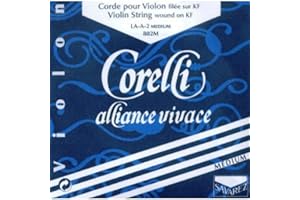 SAVAREZ Corelli corde per Violino Alliance A rivest. Sintetico/alluminio Medium 802M
