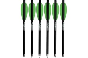 X- BOW FMA ENGINEERING X-Bow FMA Bolts - 6.5 Inch - Carbon - Pack of 6; Designed for Different Demands and Uses and Ideal for All Pistol Crossbows