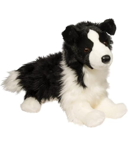Douglas Striper Skunk Plush Toy Stuffed Animal 8" Black White - Foto 5