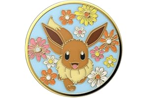 PopSockets PopGrip, Soporte y Agarre para Teléfonos Móviles y Tablets con un PopTop Intercambiable, Pokémon, Floral Eevee Enamel