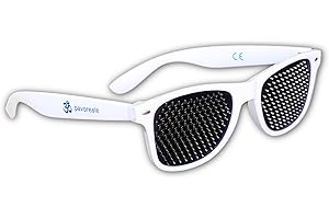 pavoreale gafas estenopeicas conicas, lentes reticulares, gafas pinhole, vista cansada EBOOK incluido, metodo Bates, Expertos a tu disposición, presbicia, miopia