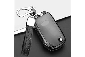 HIBEYO Funda de TPU para Llave de Coche Kia, Funda Protectora para Kia Sportage Ceed Sorento Cerato Forte KX3 K5 Llave Plegable de Color Negro