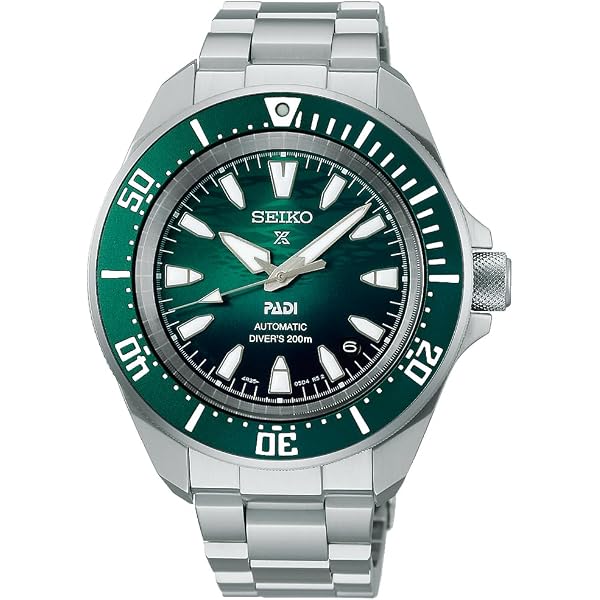 Seiko Prospex SRPF03K1 Orologio Da Uomo 'Samurai' – Analogico, Argento, Bracciale, Calendario Giorno E Data, 13 Mm