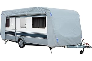 GreenYard® Lona para caravanas o autocaravanas | tamaño M 550 x 250 x 220 cm | Funda Protectora de Camping | protección contra el Polvo y la Humedad | Transpirable | Duradera