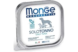 Monge Monoproteico Solo TONNO Alimento Umido per Cani 12x150gr
