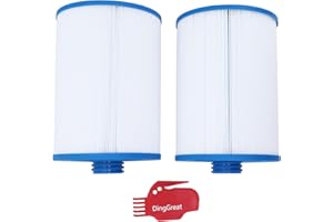 DingGreat 2 Stück Spa Filterkartusche, Filterpatrone, Whirlpool Filter Ersatz für Unicel 6CH-940, Pleatco PWW50P3, PWW50-P3, Filbur FC-0359, Waterway Plastics 817-0050, 25252, 03FIL1400, 378902
