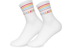 HarnyLoom School Child Socks for Girls Boys First Day of School Gift Cotton Socks School Cone Children's Socks Funny Socks 28-36