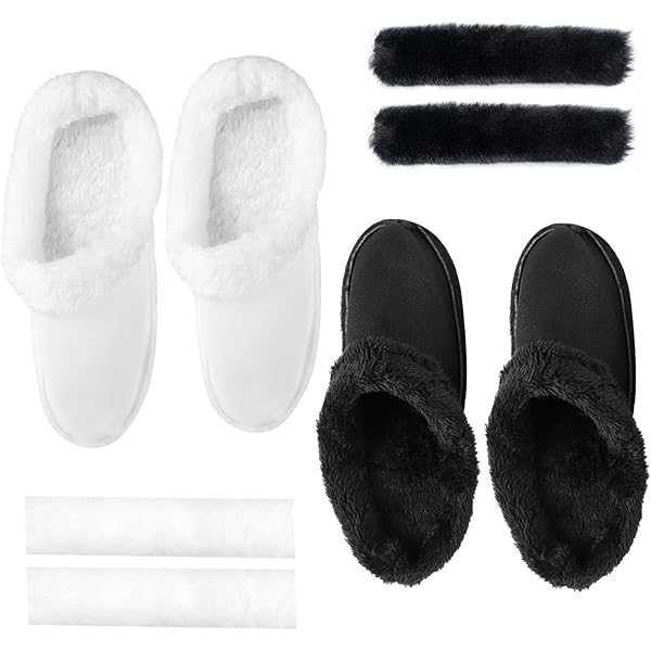 1 Paire De Couvre-chaussures Chauds D'hiver De Grande Taille Pour Crocs Femmes Hommes Semelles En Peluche Remplacement Inserts En Fourrure épaisse Doublure Sabots Pantoufles Coussinets