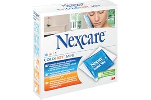 Nexcare ColdHot Therapy Pack Mini, 1/opakowanie, pomaga zmniejszyć obrzęk, stan zapalny, ból, opakowanie wielokrotnego użytku z nietoksycznym żelem