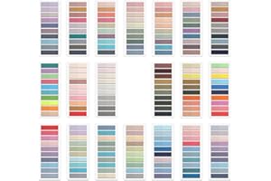 AMZSKU Lot de 4000 bandes adhésives - Marqueurs inscriptibles - Transparent - Pour marquage de page - Multicolore - Pour le bureau et l'école