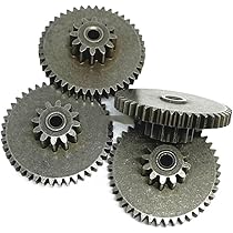 zahnrad 3×2 Zahnräder Ritzel Getriebemotor Getriebe 2 Stück 0,6 M 12T-43T 0,8