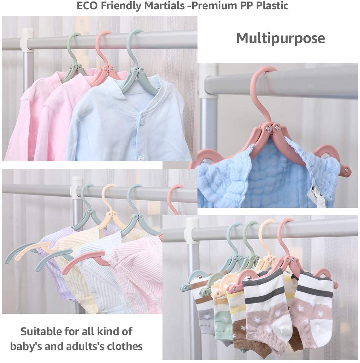 TreeLen-Cintres-Pliants-Cintres-de-Voyage-Portables-Antiglisse-Accessoires-de-Voyage-Porte-vtements-Pliable-pour-Camping