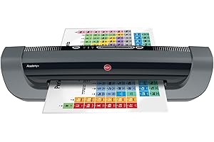GBC Academy+ A3 Laminator - High Speed Heavy Duty Laminator, Designed for Classroom and School use, Protective Pouch Carrier Included, 75-250 Micron, Black, 4410010