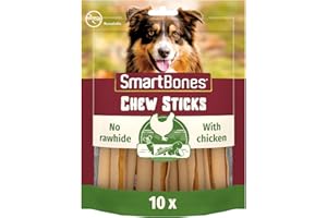 Smartbones 10 Chicken Sticks Rawhide Free Chew Dog Treats