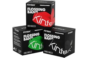 Kintex Banda di Flossing Voodoo, 208 cm x 5 cm, Fascia compressiva, Terapia, Mobilità, Riabilitazione, Allenamento, rigenerazione