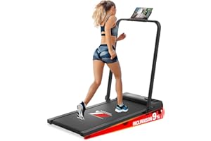 Your Move Tapis de Course Pliable Inclinable, 12 km/h, 6 Programmes, Affichage LED Support Tablette, Tapis De Marche Maison Bureau, Châssis Renforcé, Marque Italienne, Treadmill Next 1500 YM