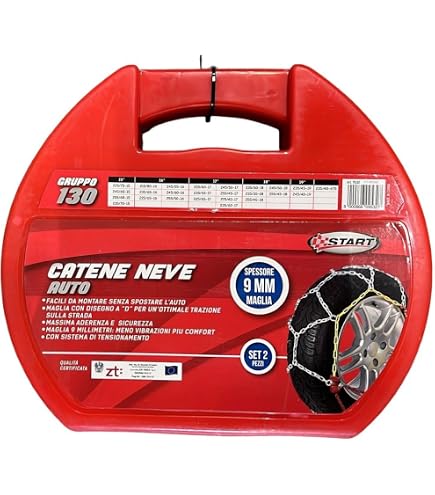 Catene da neve 225/65r17 225 65 17 da 9mm Lampa R9 Omologate Gruppo 14