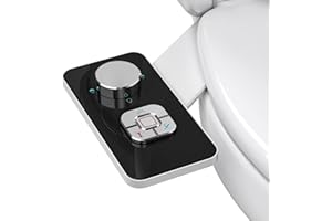 WRISIN Bidet Toilette Japonaise WC Bidet Douchette WC Double Buse Non Électrique Bidet Kit Complet