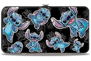 Buckle-Down Damski portfel z zawiasami - Lilo i ścieg, Lilo i ścieg, 18 cm x 10 cm, portfel na zawiasy - Lilo i Stitch