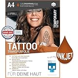 SKULLPAPER Tattoo-Transferfolie FÜR DIE HAUT - zum...