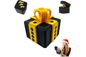 Generisch Das nervige Geschenk mit Finger, witzige Scherzboxen, Überraschungs Geschenkbox mit Schrauben für Erwachsene, 3D-gedruckte lustige Geschenke zum Geburtstag und zu Weihnachten (J)