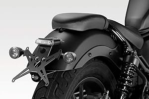 CMX500 Rebel 2020 - Kit Targa (S-0830) - Supporto Portatarga - Luce LED e Minuteria Inclusi - Accessori De Pretto Moto (DPM Race) - 100% Made in Italy