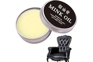 Maciun Nettoyant, Revitalisant et Restaurateur pour Cuir, Revitalisant pour Cuir, Savon de Selle, Revitalisant pour Cuir - Baume de Recoloration Naturelle du Cuir, Huile de Vison, Crème de Soin du