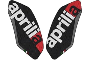 RELYWE Motorcycle Accessorie Side Tank Pad Protection Knee Grip Traction for Aprilia RSV4 2010-2021 TUONO 1100 2015-2021 (Color : Black)