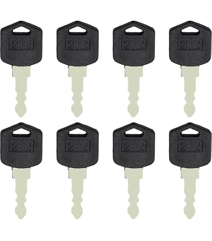 5x Mitsubishi CAT Forklift Ignition Keys - Replaces 91A07-01910 Or A5160