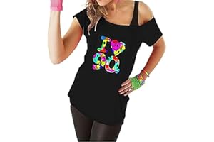 Fashion Sports Dude Top de Disfraces I Love 90s para Mujer, Camisetas Retro para Fiestas de Estrellas Pop, Camiseta, Top de Fiesta de los años 80