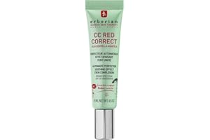 Erborian - CC Red Correct Crema Tinte Antirojeces - Teint Tratamiento Facial Perfeccionador con Corrección Colorimétrica - Teint Uniforme - SPF 25 - Tratamiento Cosmético Coreano