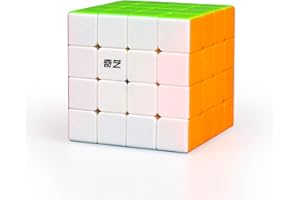 XMDCuber QY Toys Qiyuan S3 Speed Cube 4x4 Stickerless 59mm, Magic Cube 4x4x4 Suitable for Children and Adult Educational Toys