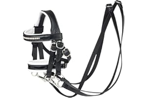 LeMieux Toy Pony Double Bridle Black - Real Design With Metal Bits and Functional Buckles - Educational Toy - Ages 3+