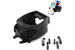 HTRTRR Porte-gobelet de voiture, porte-bouteille d'eau universelle, porte-boissons à clip pour voiture, pour tasses thermos, tasses à café, canettes pour boissons