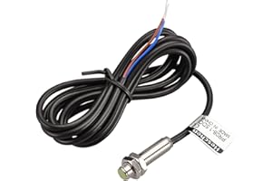 Heschen - Sensor de proximidad inductivo PR08-1.5DO tipo cilíndrico DC 12-24V 2 cables (normalmente abierto) CE