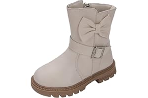 Kayferli Bottes d'hiver pour fille - En dentelle - En maille - Antidérapantes et respirantes - Pour fille
